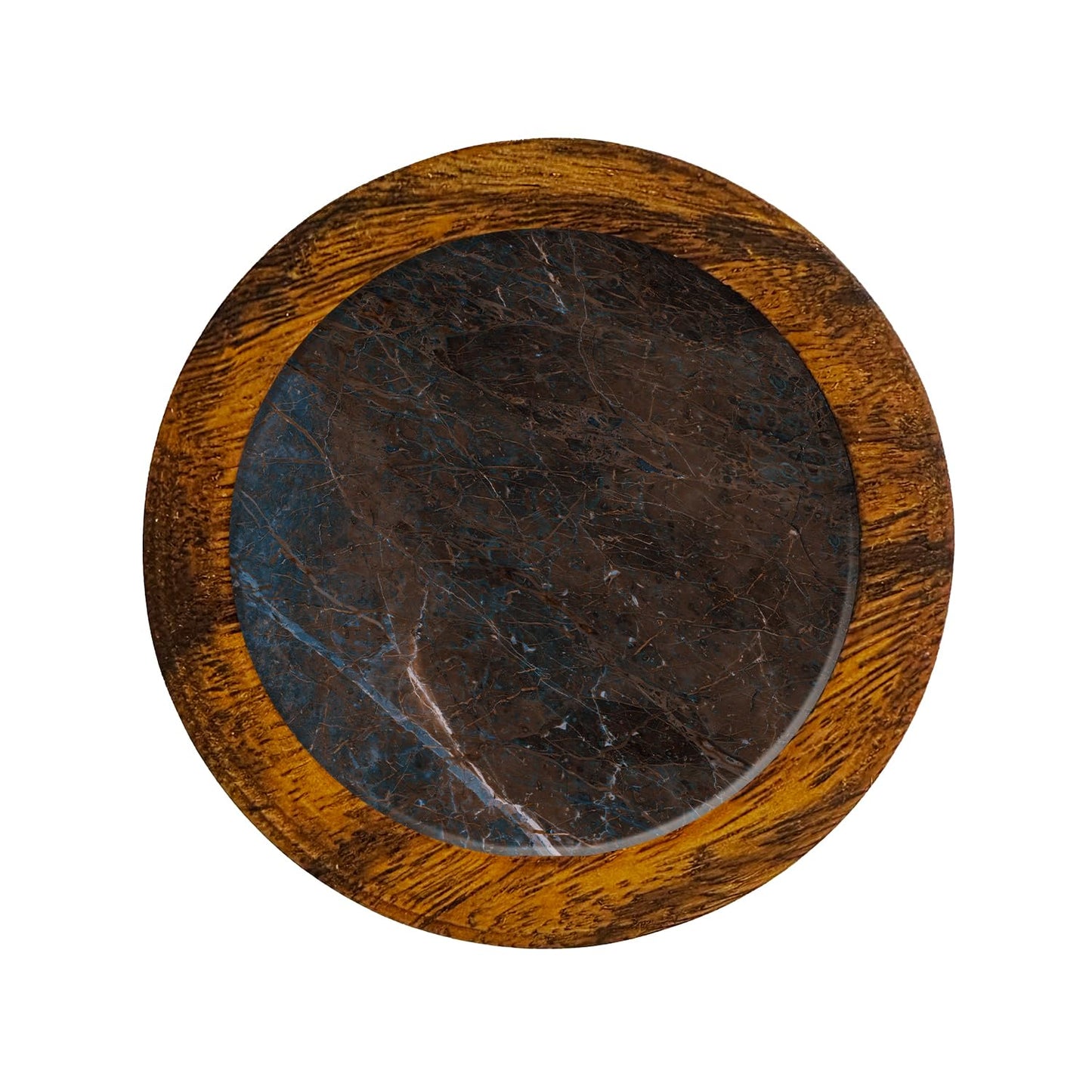 Juego De 4 Portavasos Artesanales, Coasters Hechos A Mano. Modelo: Marquina | Hecho a mano en México