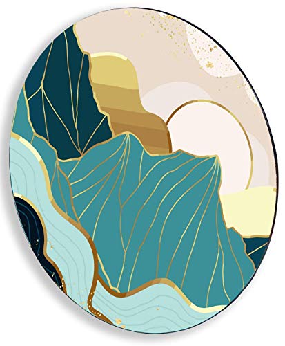 Charola Giratoria De Madera - Lazy Susan Hecha A Mano - Modelo: Sol Naciente (35 Cm) | Hecho a mano en México