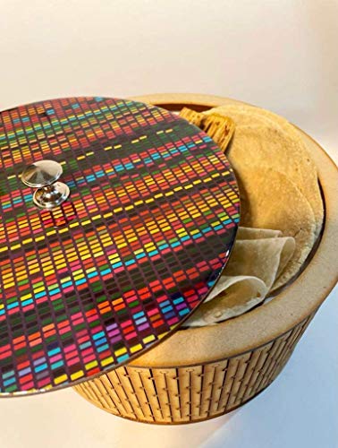 Tortillero Térmico Artesanal. Diseño Mármol Imperial