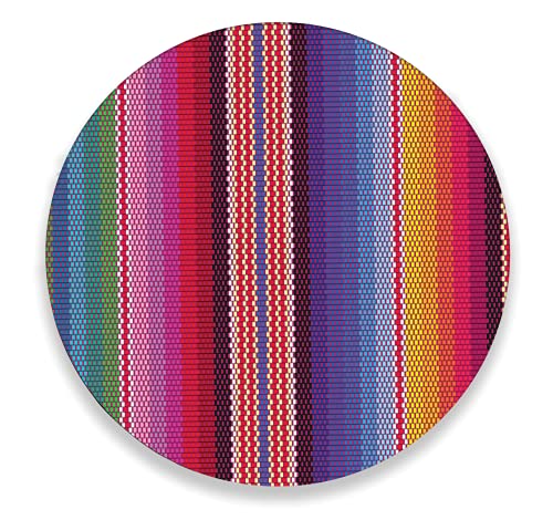 Imagen de tortillero artesanal – charola giratoria de madera - lazy susan hecha a mano - modelo: zarape | hecho a mano en méxico artesanal mexicano