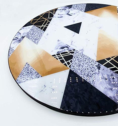 Tabla Redonda Para Quesos, Botanas Y Carnes Frias Hecha A Mano. Modelo Marino | Hecho a mano en México