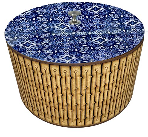 Imagen de tortillero térmico artesanal. diseño talavera artesanal mexicano