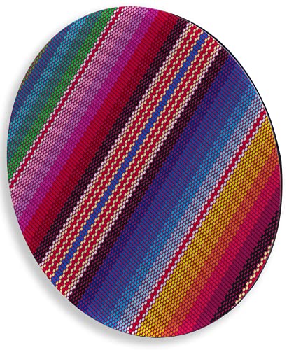 Charola Giratoria De Madera - Lazy Susan Hecha A Mano - Modelo: Zarape | Hecho a mano en México