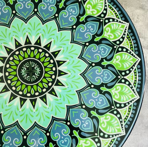 Charola Giratoria De Madera - Lazy Susan Hecha A Mano - Modelo: Mandala | Hecho a mano en México