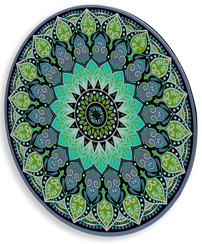 Charola Giratoria De Madera - Lazy Susan Hecha A Mano - Modelo: Mandala | Hecho a mano en México
