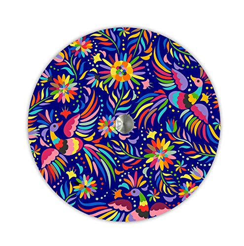 Tortillero térmico artesanal. Diseño Tenango Otomí Azul