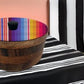 Tortillero Artesanal De Madera De Parota Con Tapa Decorada Y Resina – Hecho A Mano En México Por Mujeres Artesanas Modelo: Zarape