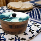 Tortillero Artesanal De Madera De Parota Con Tapa Decorada Y Resina – Hecho A Mano En México Por Mujeres Artesanas Modelo: Polanco