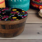 Tortillero Artesanal De Madera De Parota Con Tapa Decorada Y Resina – Hecho A Mano En México Por Mujeres Artesanas Modelo: Xochimilco