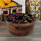 Tortillero Artesanal De Madera De Parota Con Tapa Decorada Y Resina – Hecho A Mano En México Por Mujeres Artesanas Modelo: Xochimilco