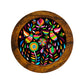 Juego De 4 Portavasos Artesanales, Coasters Hechos A Mano. Modelo: Tenango Multicolor | Hecho a mano en México