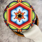 Tortillero Artesanal De Madera De Parota Con Tapa Decorada Y Resina – Hecho A Mano En México Por Mujeres Artesanas Modelo: Huichol