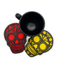 Set De Portavasos Día De Muertos En Forma De Calavera En Madera De Mdf - Hechos Y Pintados A Mano | Hecho a mano en México