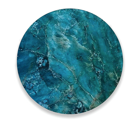 HASTA LA RAIZ | Charola giratoria - LAZY SUSAN artesanal de madera - Hecha en México - Antiderrapante y con mecanìsmo giratorio Diseño: Piedra Jade Imperial (50 cm)…