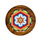 Juego De 4 Portavasos Artesanales, Coasters Hechos A Mano. Modelo: Huichol | Hecho a mano en México