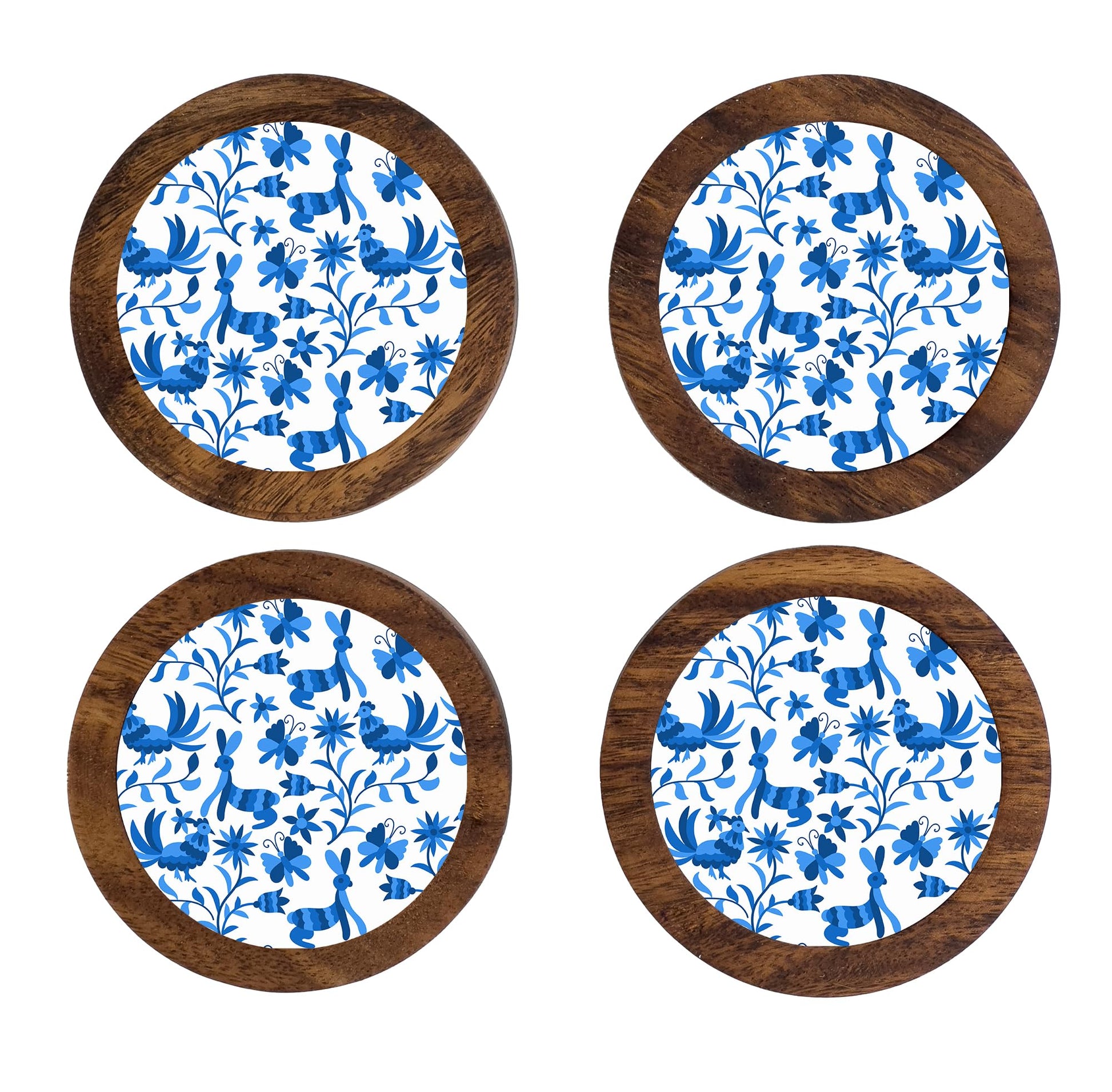 Imagen de tortillero artesanal – juego de 4 portavasos artesanales, coasters hechos a mano. modelo: otomí blanco | hecho a mano en méxico artesanal mexicano
