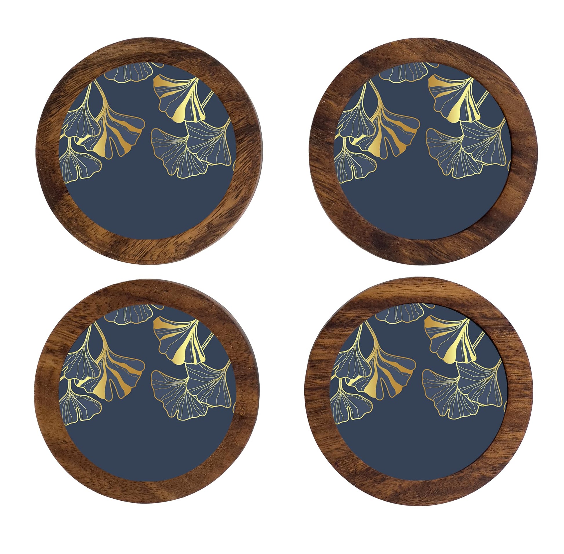 Imagen de tortillero artesanal – juego de 4 portavasos artesanales, coasters hechos a mano. modelo: fiori | hecho a mano en méxico artesanal mexicano