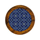 Juego De 4 Portavasos Artesanales, Coasters Hechos A Mano. Modelo: Talavera Marino | Hecho a mano en México