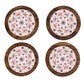 Imagen de tortillero artesanal – juego de 4 portavasos artesanales, coasters hechos a mano. modelo: tenango blanco | hecho a mano en méxico artesanal mexicano