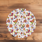 Charola giratoria de madera - LAZY SUSAN Hecha a mano -  Modelo: Folklorico
