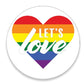 Imagen de tortillero artesanal – tabla redonda para quesos, botanas y carnes frias hecha a mano. modelo let's love para lgbtq | hecho a mano en méxico artesanal mexicano