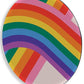 Tabla Redonda Para Quesos, Botanas Y Carnes Frias Hecha A Mano. Modelo  Arcoiris Para Lgbtq Pride | Hecho a mano en México