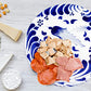 Tabla Redonda Para Quesos, Botanas Y Carnes Frias Hecha A Mano. Modelo Paloma Talavera | Hecho a mano en México