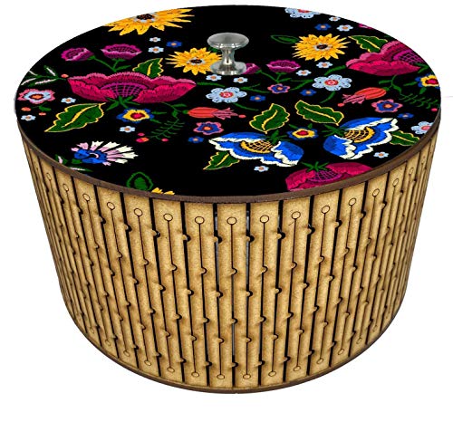 Imagen de tortillero térmico artesanal.  diseño  xochimilco artesanal mexicano