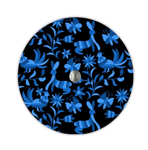 Tortillero Térmico Artesanal.  Diseño Otomí Negro