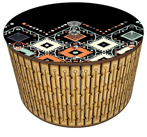 Imagen de tortillero térmico artesanal.  diseño  étnico artesanal mexicano