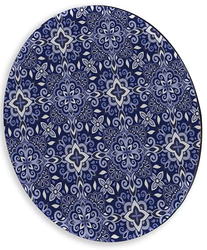 Charola giratoria de madera - LAZY SUSAN Hecha a mano -  Modelo: Talavera