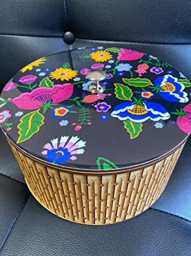 Tortillero Térmico Artesanal.  Diseño  Xochimilco
