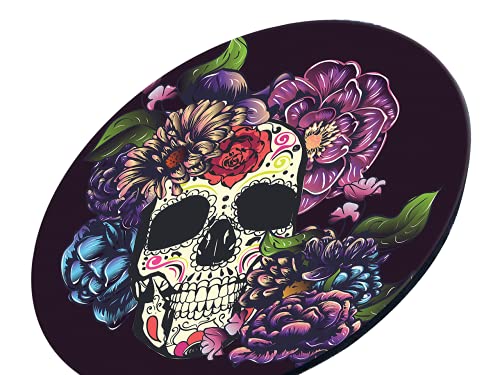 Charola giratoria de madera - LAZY SUSAN Hecha a mano -  Modelo: Catrina