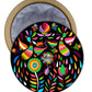 Tortillero Térmico Artesanal.  Diseño Tenangos Multicolores