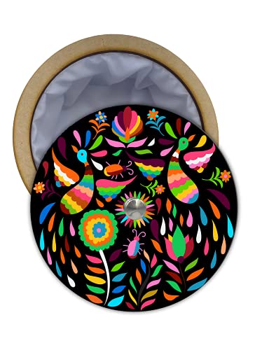 Tortillero térmico artesanal.  Diseño Tenangos multicolores