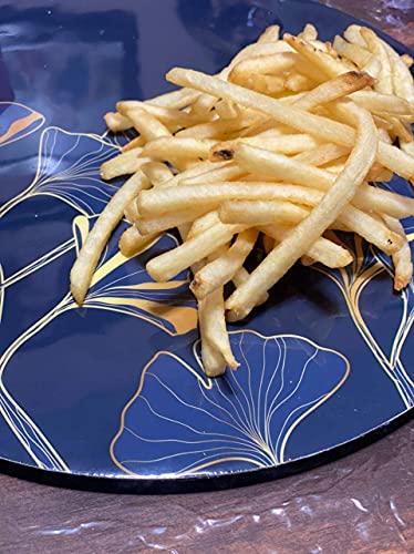 Tabla redonda para quesos, botanas y carnes frias hecha a mano. Modelo Fiori