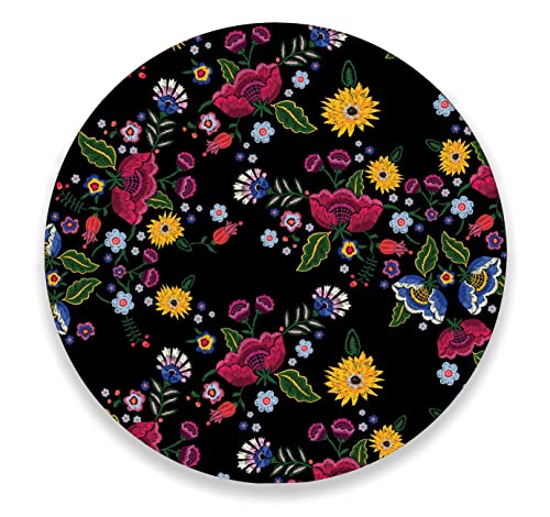 Charola giratoria de madera - LAZY SUSAN Hecha a mano -  Modelo: Xochimilco