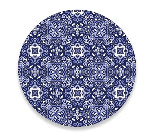Charola giratoria de madera - LAZY SUSAN Hecha a mano -  Modelo: Talavera
