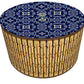 Imagen de tortillero térmico artesanal.  diseño talavera oscuro artesanal mexicano