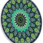 Tabla Redonda Para Quesos, Botanas Y Carnes Frias Hecha A Mano. Modelo Mandala | Hecho a mano en México