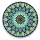 Imagen de tortillero artesanal – charola giratoria de madera - lazy susan hecha a mano -  modelo: mandala | hecho a mano en méxico artesanal mexicano